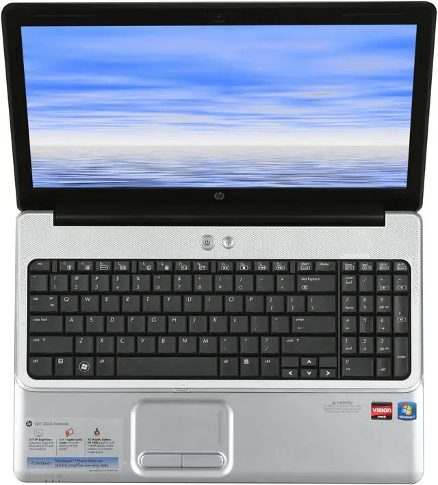 Alt view image 6 of 8 - HP Laptop AMD Athlon II M300 3GB Memory 250GB HDD ATI Radeon HD 4200 15.6" Windows 7 Home Premium 64-bit G61-320US