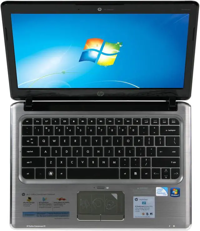 Alt view image 6 of 8 - HP Laptop Pavilion Intel Pentium SU4100 4GB Memory 320GB HDD Intel GMA 4500MHD 13.3" Windows 7 Home Premium 64-bit dm3-1040us