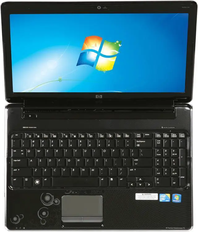 Alt view image 6 of 9 - HP Laptop Pavilion Intel Core 2 Duo T6600 4GB Memory 500GB HDD Intel GMA 4500MHD 15.6" Windows 7 Home Premium 64-bit DV6-1355DX