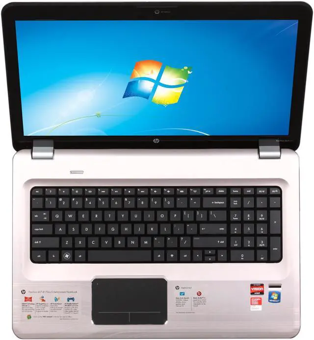 Alt view image 6 of 8 - HP Laptop Pavilion AMD Phenom II N850 4GB Memory 640GB HDD ATI Mobility Radeon HD 5470 17.3" Windows 7 Home Premium 64-bit dv7-4170us