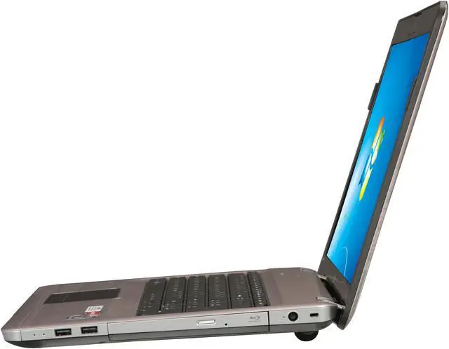 Alt view image 2 of 8 - HP Laptop Pavilion AMD Phenom II N850 4GB Memory 640GB HDD ATI Radeon HD 4250 17.3" Windows 7 Home Premium 64-bit dv7-4165dx