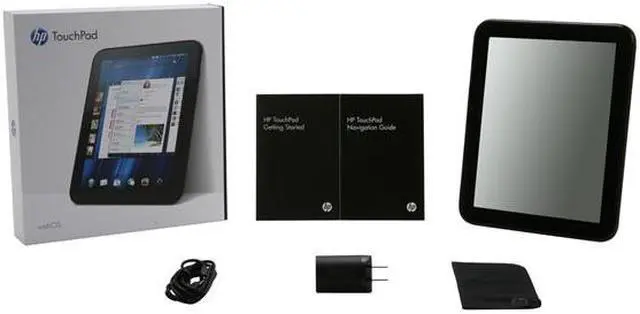 Alt view image 8 of 8 - HP TouchPad Wi-Fi 16GB Tablet - Black Qualcomm Snapdragon dual-core APQ8060(1.2GHz) 9.7" XGA 1GB Memory 16GB Storage Qualcomm Adreno core 220