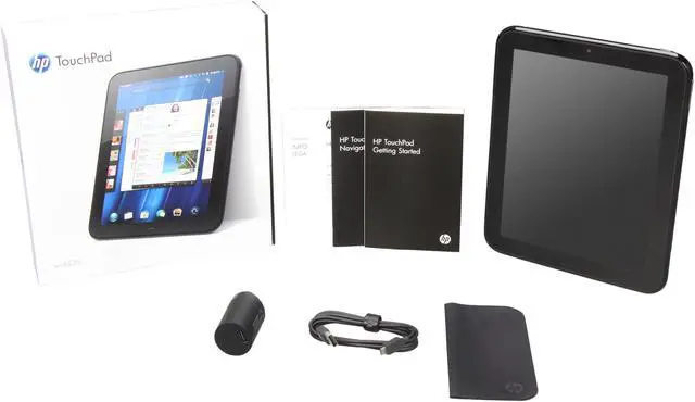 Alt view image 7 of 7 - HP TouchPad Wi-Fi 32GB Tablet - Black Qualcomm Snapdragon dual-core APQ8060(1.2GHz) 9.7" XGA 1GB Memory 32GB Storage Qualcomm Adreno core 220