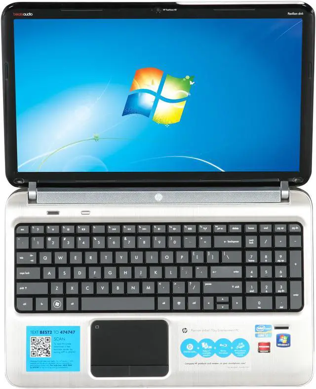 Alt view image 6 of 8 - HP Laptop Pavilion Intel Core i7-2630QM 6GB Memory 750GB HDD AMD Radeon HD 6770M 15.6" Windows 7 Home Premium 64-bit dv6-6170us