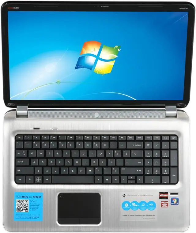 Alt view image 6 of 8 - HP Laptop Pavilion AMD A8-3500M 6GB Memory 640GB HDD AMD Radeon HD 6750M 17.3" Non-Touch Screen Windows 7 Home Premium 64-bit dv7-6165us