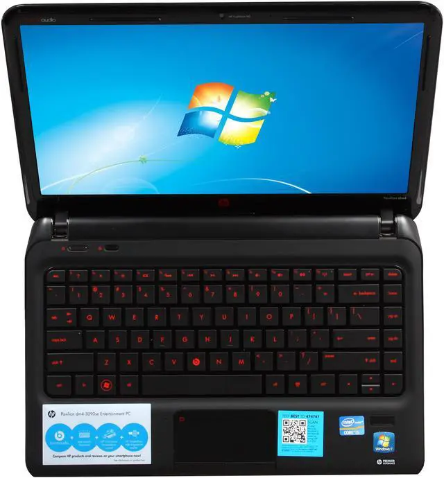Alt view image 6 of 8 - HP Laptop Pavilion Intel Core i5-2450M 6GB Memory 500GB HDD 20 GB SSD Intel HD Graphics 3000 14.0" Windows 7 Home Premium 64-Bit dm4-3090se