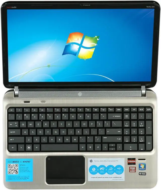 Alt view image 6 of 8 - HP Laptop Pavilion AMD A8-3520M 6GB Memory 750GB HDD AMD Radeon HD 6620G 15.6" Windows 7 Home Premium 64-Bit dv6-6c40us