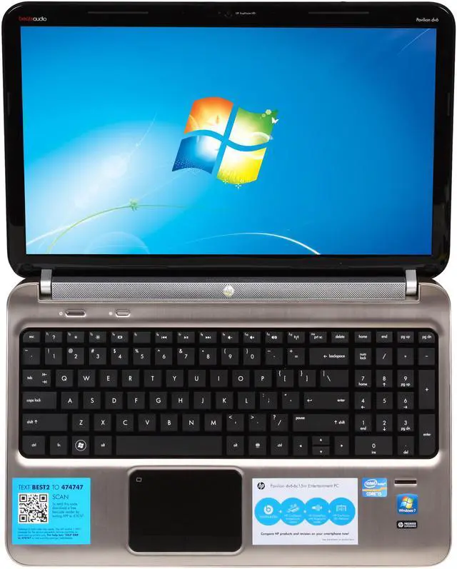 Alt view image 6 of 8 - HP Laptop Pavilion Intel Core i5-2450M 6GB Memory 500GB HDD Intel HD Graphics 3000 15.6" Windows 7 Home Premium 64-Bit DV6-6C15NR