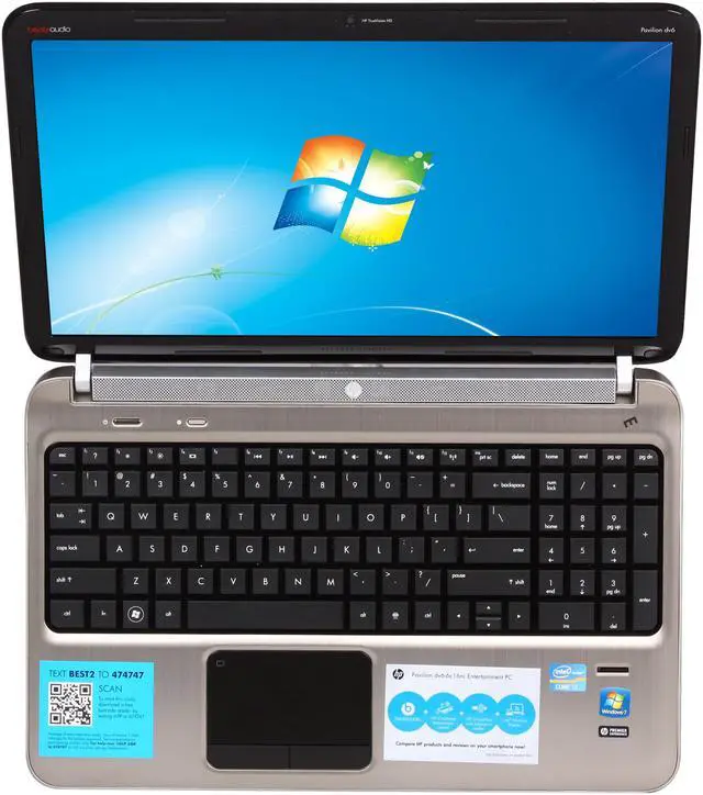 Alt view image 6 of 8 - HP Laptop Pavilion Intel Core i7-2670QM 6GB Memory 750GB HDD Intel HD Graphics 3000 15.6" Windows 7 Home Premium 64-Bit DV6-6C16NR