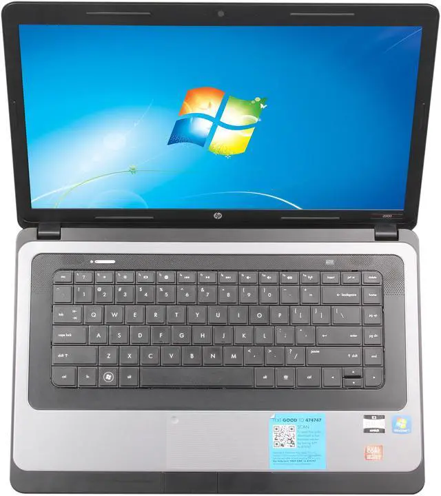 Alt view image 6 of 8 - HP Laptop AMD E-450 4GB Memory 320GB HDD AMD Radeon HD 6320 15.6" Windows 7 Home Premium 64-Bit 2000-369WM
