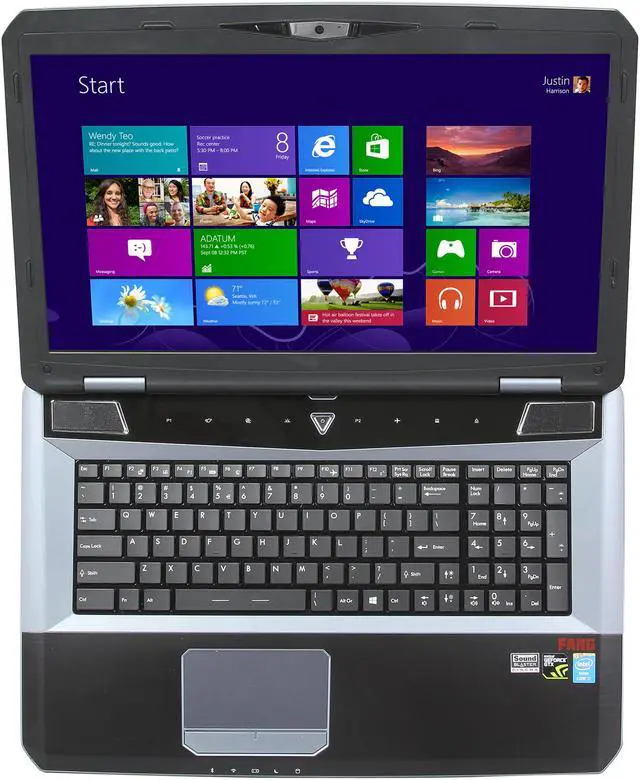 Alt view image 6 of 8 - CyberpowerPC - 17.3" NVIDIA GeForce GTX 780M - Intel Core i7-4700MQ  - 16GB Memory - 250 GB SSD - Windows 8.1 64-Bit - Gaming Laptop - (Fangbook Evo HX7-350 )