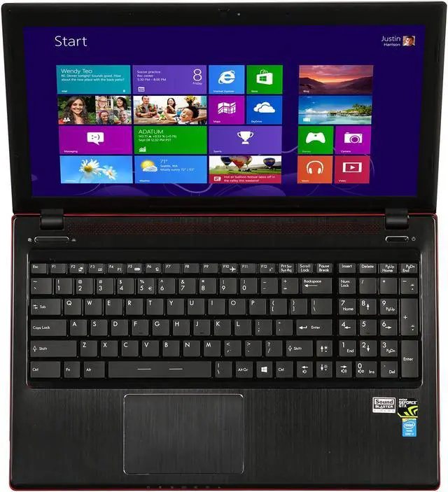 Alt view image 6 of 8 - CyberpowerPC Fangbook Evo HX6-110 Intel Core i7 4700MQ(2.40GHz) 8GB Memory 1TB HDD 15.6" Notebook Windows 8.1