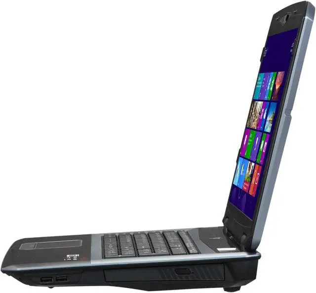 Alt view image 2 of 8 - CyberpowerPC - 17.3" AMD Radeon R9 M290X - AMD A10-5750M - 8GB Memory - - Windows 8.1 64-Bit - Gaming Laptop - (Fangbook Evo AX7-105 )