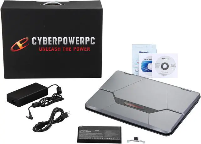 Alt view image 8 of 8 - CyberpowerPC - 17.3" AMD Radeon R9 M290X - AMD A10-5750M - 8GB Memory - - Windows 8.1 64-Bit - Gaming Laptop - (Fangbook Evo AX7-105 )