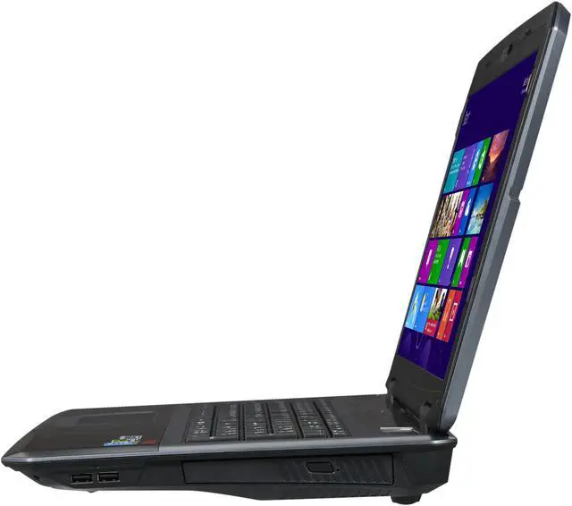 Alt view image 2 of 8 - CyberpowerPC - 17.3" NVIDIA GeForce GTX 970M - Intel Core i7-4710MQ  - 16GB Memory - 120 GB SSD - Windows 8.1 64-Bit - Gaming Laptop - (Fangbook EVO HX7-127 )