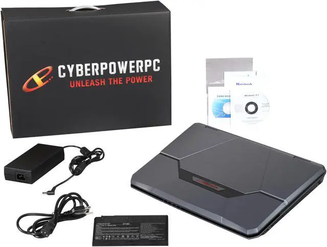Alt view image 8 of 8 - CyberpowerPC - 17.3" NVIDIA GeForce GTX 970M - Intel Core i7-4710MQ  - 16GB Memory - 120 GB SSD - Windows 8.1 64-Bit - Gaming Laptop - (Fangbook EVO HX7-127 )