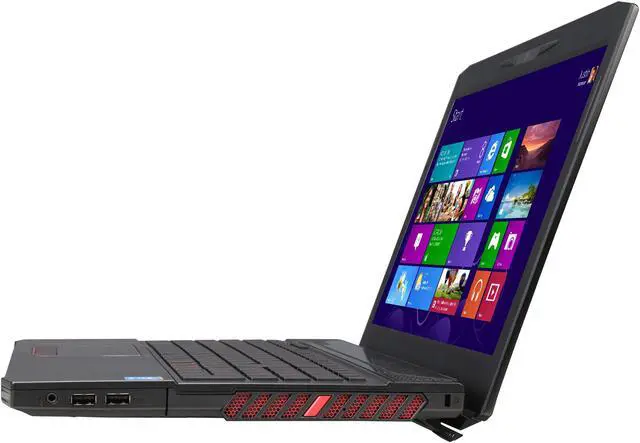 Alt view image 2 of 8 - CyberpowerPC - 15.6" NVIDIA GeForce GTX 860M - Intel Core i7-4710MQ  - 8GB Memory - - Windows 8.1 64-Bit - Gaming Laptop - (Fangbook III HX6-126 )