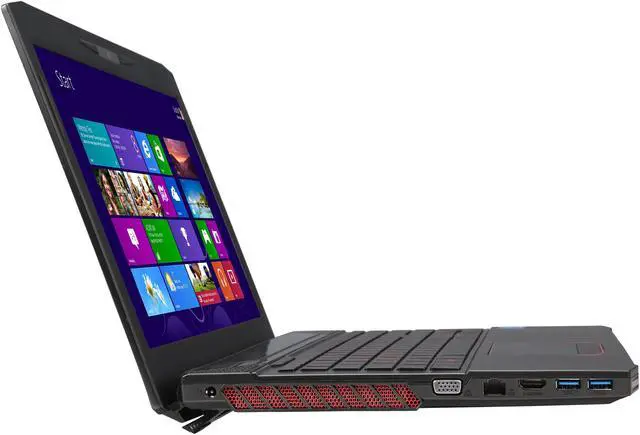 Alt view image 4 of 8 - CyberpowerPC - 15.6" NVIDIA GeForce GTX 860M - Intel Core i7-4710MQ  - 8GB Memory - - Windows 8.1 64-Bit - Gaming Laptop - (Fangbook III HX6-126 )