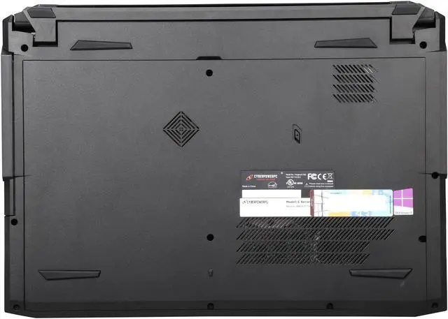 Alt view image 7 of 8 - CyberpowerPC - 15.6" NVIDIA GeForce GTX 860M - Intel Core i7-4710MQ  - 8GB Memory - - Windows 8.1 64-Bit - Gaming Laptop - (Fangbook III HX6-126 )