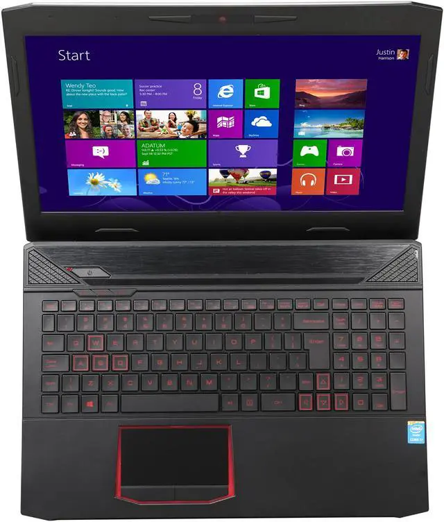 Alt view image 6 of 8 - CyberpowerPC - 15.6" NVIDIA GeForce GTX 860M - Intel Core i7-4710MQ  - 16GB Memory - 120 GB SSD - Windows 8.1 64-Bit - Gaming Laptop - (Fangbook III HX6-146 )
