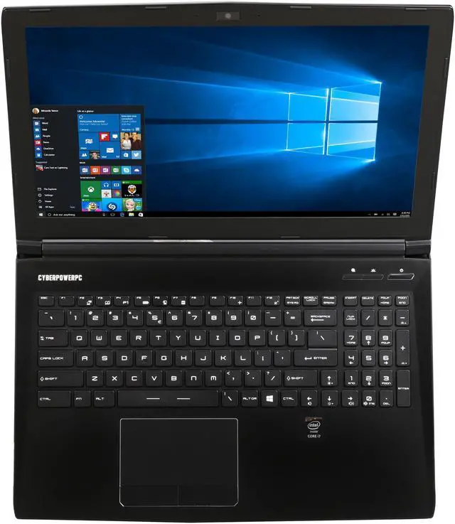 Alt view image 6 of 8 - CyberpowerPC - 15.6" NVIDIA GeForce GTX 970M - Intel Core i7-5700HQ  - 16GB Memory - 120 GB SSD - Windows 10 Home 64-Bit - Gaming Laptop - (Fangbook III BX6-346 )