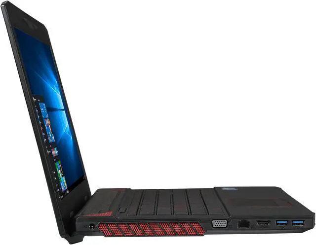 Alt view image 4 of 8 - CyberpowerPC - 15.6" NVIDIA GeForce GTX 960M - Intel Core i7-4710MQ - 8GB Memory - 256 GB SSD - Windows 10 Home 64-Bit - Gaming Laptop - (Fangbook III HX6-266 )