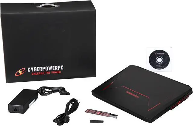 Alt view image 8 of 8 - CyberpowerPC - 15.6" NVIDIA GeForce GTX 960M - Intel Core i7-4710MQ - 8GB Memory - 256 GB SSD - Windows 10 Home 64-Bit - Gaming Laptop - (Fangbook III HX6-266 )