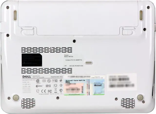 Alt view image 5 of 6 - DELL Inspiron mini iM1012-26990BK Obsidian Black Intel Atom N450(1.66 GHz) 10.1" WSVGA 1GB Memory 160GB HDD Netbook