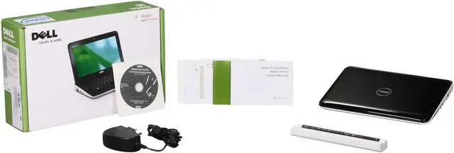 Alt view image 6 of 6 - DELL Inspiron mini iM1012-26990BK Obsidian Black Intel Atom N450(1.66 GHz) 10.1" WSVGA 1GB Memory 160GB HDD Netbook