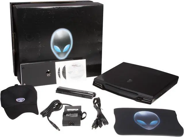 Alt view image 8 of 8 - DELL Laptop Intel Core i7-740QM 6GB Memory 500GB HDD ATI Mobility Radeon HD 5850 15.6" Windows 7 Home Premium 64-Bit Alienware M15x