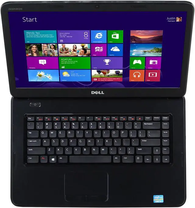 Alt view image 6 of 8 - DELL Laptop Inspiron Intel Core i3-2370M 6GB Memory 750GB HDD Intel HD Graphics 3000 15.6" Windows 8 15 (i15-3182BK)
