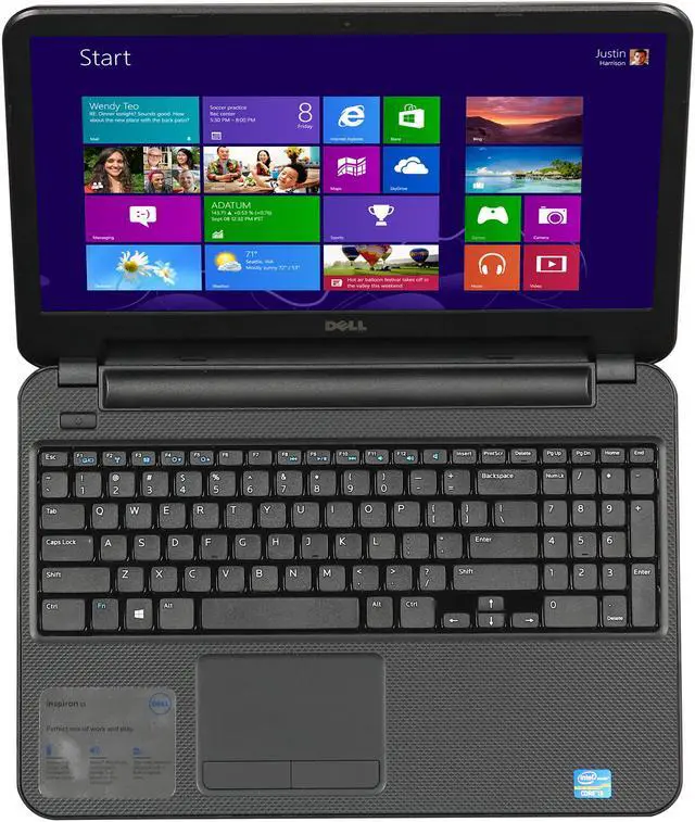 Alt view image 6 of 8 - DELL Laptop Inspiron Intel Core i3-3227U 4GB Memory 500GB HDD Intel HD Graphics 4000 15.6" Windows 8 15 (i15RV-7381BLK)