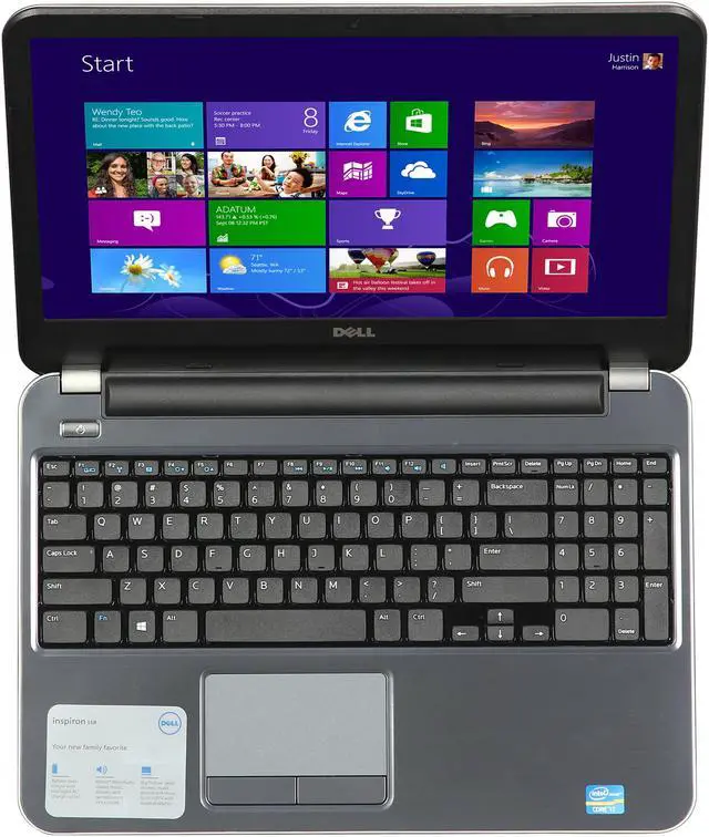 Alt view image 6 of 8 - DELL Laptop Inspiron Intel Core i7-3537U 8GB Memory 1TB HDD Intel HD Graphics 4000 15.6" Windows 8 15R (i15RM-4390SLV)