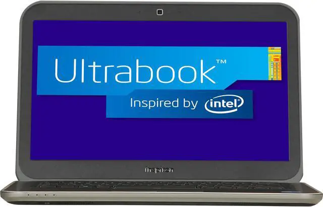 Main image of Dell Inspiron 14z Ultrabook - 3rd generation Intel Core i3-3217U 1.8GHz, 4GB DDR3, 500GB HDD + 32GB SSD, DVDRW, 14" Display, Windows 8 64-bit (Refurbished)