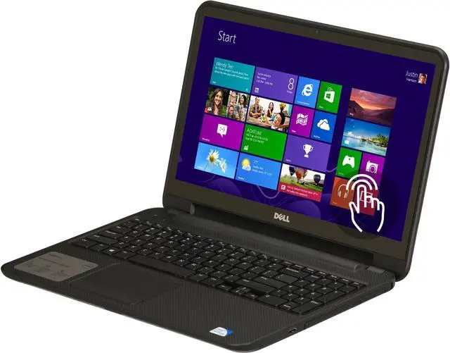 Main image of DELL Laptop Inspiron Intel Pentium 2127U 4GB Memory 500GB HDD Intel HD Graphics 15.6" Touch Screen Windows 8 i15RV-6143BLK