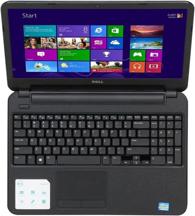 Alt view image 6 of 8 - DELL Laptop Inspiron Intel Core i3-3227U 4GB Memory 500GB HDD Intel HD Graphics 4000 15.6" Windows 8 i15RV-3763BLK