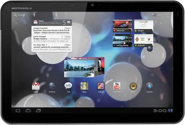 Main image of MOTOROLA XOOM with Wi-Fi 1GB DDR2 Memory 10.1" 1280 x 800 Tablet Android 3.1 (Honeycomb)