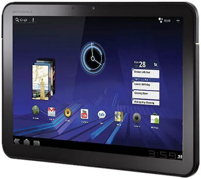 Alt view image 2 of 3 - MOTOROLA XOOM MZ600 WIFI 1GB Memory 10.1" 1280 x 800 Tablet Android 3.0 (Honeycomb) Dark Titanium