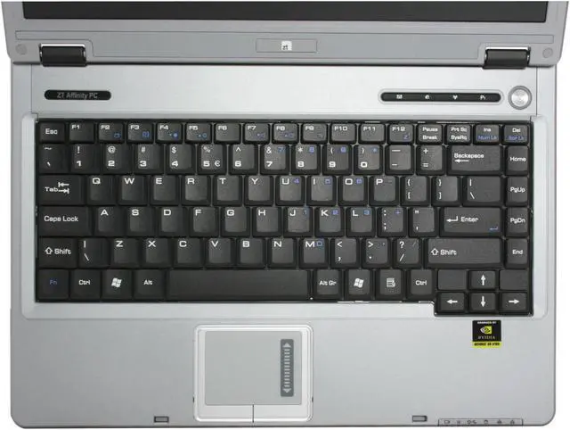 Alt view image 4 of 12 - ZT Laptop AMD Turion 64 X2 TL-50 1GB Memory 100GB HDD NVIDIA GeForce Go 6100 14.0" Windows Vista Home Premium MS1424