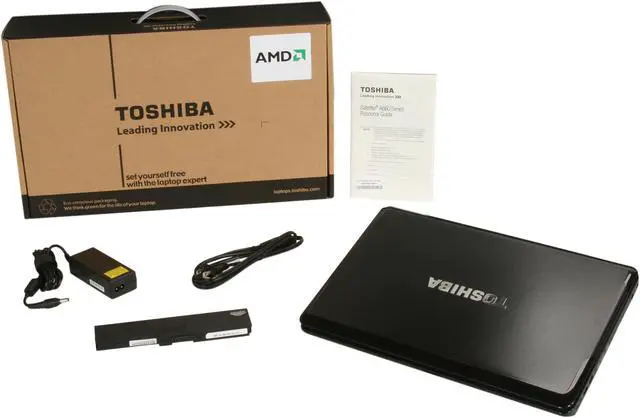 Alt view image 6 of 6 - TOSHIBA Laptop Satellite AMD Phenom II P940 4GB Memory 500GB HDD ATI Radeon HD 4250 16.0" Windows 7 Home Premium 64-bit A665D-S6084