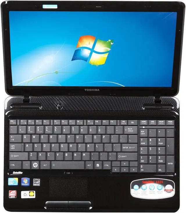 Alt view image 6 of 8 - TOSHIBA Laptop Satellite Intel Core i5-460M 4GB Memory 500GB HDD ATI Mobility Radeon HD 5650 15.6" Windows 7 Home Premium 64-bit L655-S5114