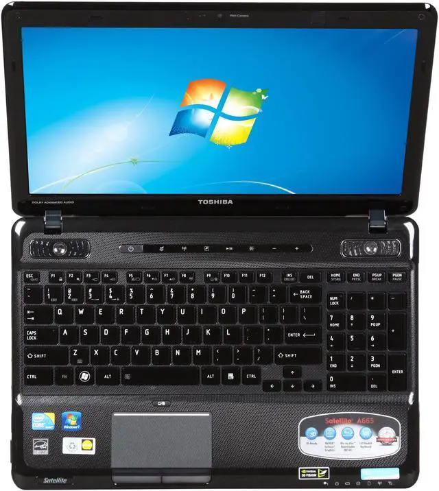 Alt view image 6 of 8 - TOSHIBA Laptop Satellite Intel Core i7-740QM 6GB Memory 640GB HDD NVIDIA GeForce GTS 350M 15.6" Windows 7 Home Premium 64-bit A665-3DV8