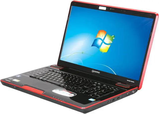 Main image of TOSHIBA Laptop Qosmio Intel Core i7-740QM 6GB Memory 500GB HDD 64 GB SSD NVIDIA GeForce GTX 460M 18.4" Windows 7 Home Premium 64-bit X505-Q898