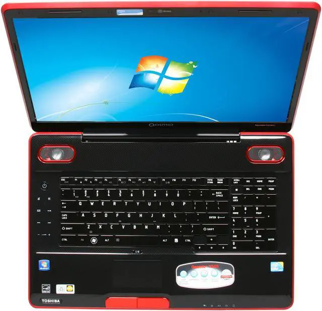 Alt view image 6 of 7 - TOSHIBA Laptop Qosmio Intel Core i7-740QM 6GB Memory 500GB HDD 64 GB SSD NVIDIA GeForce GTX 460M 18.4" Windows 7 Home Premium 64-bit X505-Q898