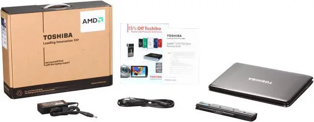 Alt view image 7 of 7 - TOSHIBA Laptop Satellite AMD Turion II Neo K625 4GB Memory 320GB HDD ATI Radeon HD 4225 13.3" Windows 7 Home Premium 64-bit T235D-S1360