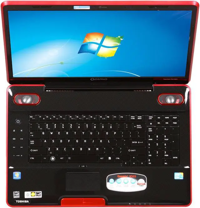 Alt view image 4 of 4 - TOSHIBA Laptop Qosmio Intel Core i7-740QM 4GB Memory 500GB HDD NVIDIA GeForce GTS 360M 18.4" Windows 7 Home Premium 64-bit X505-Q887
