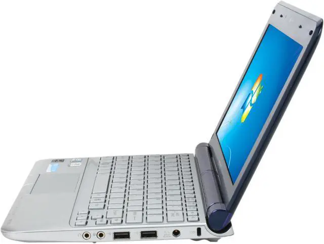 Alt view image 2 of 8 - TOSHIBA Mini NB305-N600 Aluminum Finish in Blue Intel Atom N550(1.50 GHz) 10.1" WSVGA 1GB Memory 250GB HDD Netbook