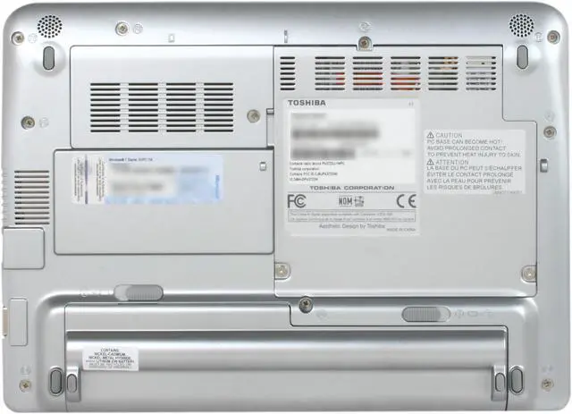 Alt view image 7 of 8 - TOSHIBA Mini NB305-N600 Aluminum Finish in Blue Intel Atom N550(1.50 GHz) 10.1" WSVGA 1GB Memory 250GB HDD Netbook