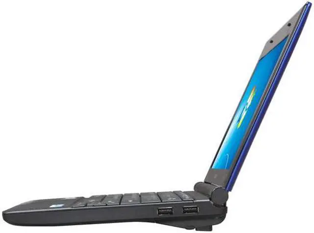 Alt view image 2 of 8 - TOSHIBA Mini NB505-N508BL EasyGrip Finish in Blue Intel Atom N455(1.66 GHz) 10.1" WSVGA 1GB Memory 250GB HDD Netbook