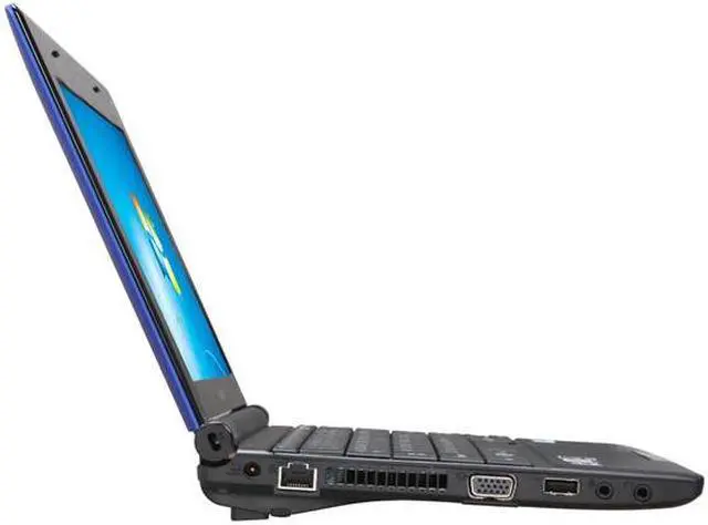 Alt view image 4 of 8 - TOSHIBA Mini NB505-N508BL EasyGrip Finish in Blue Intel Atom N455(1.66 GHz) 10.1" WSVGA 1GB Memory 250GB HDD Netbook